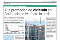 Observatorio Inmobiliario – A la promoción de vivienda en Andalucía no le afecta la crisis