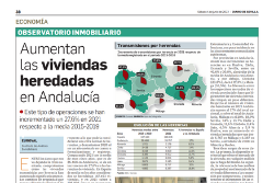 Observatorio Inmobiliario – Aumentan las viviendas heredadas en Andalucía