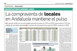 Observatorio Inmobiliario – La compraventa de locales en Andalucía mantiene el pulso