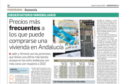 Observatorio Inmobiliario – Precios más frecuentes a los que puede comprarse una vivienda en Andalucía
