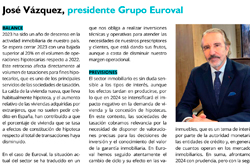 El Inmobiliario mes a mes Diciembre 2023 – Entrevista a José Vázquez, Presidente de Euroval