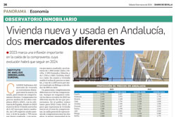 Observatorio Inmobiliario – Vivienda nueva y usada en Andalucía, dos mercados diferentes